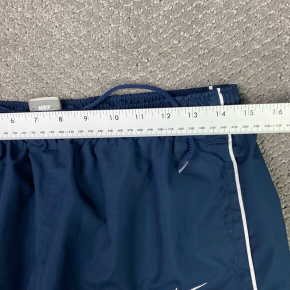 Vintage Nike Swoosh Track Pants Men's Large Blue Baggy Wide Leg Y2K 118237-451 - Picture 11 of 15